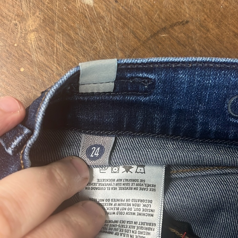 Citizens of Humanity Dark Wash Phoebe Slim Straight Crop Jeans- 24 - Picture 8 of 8